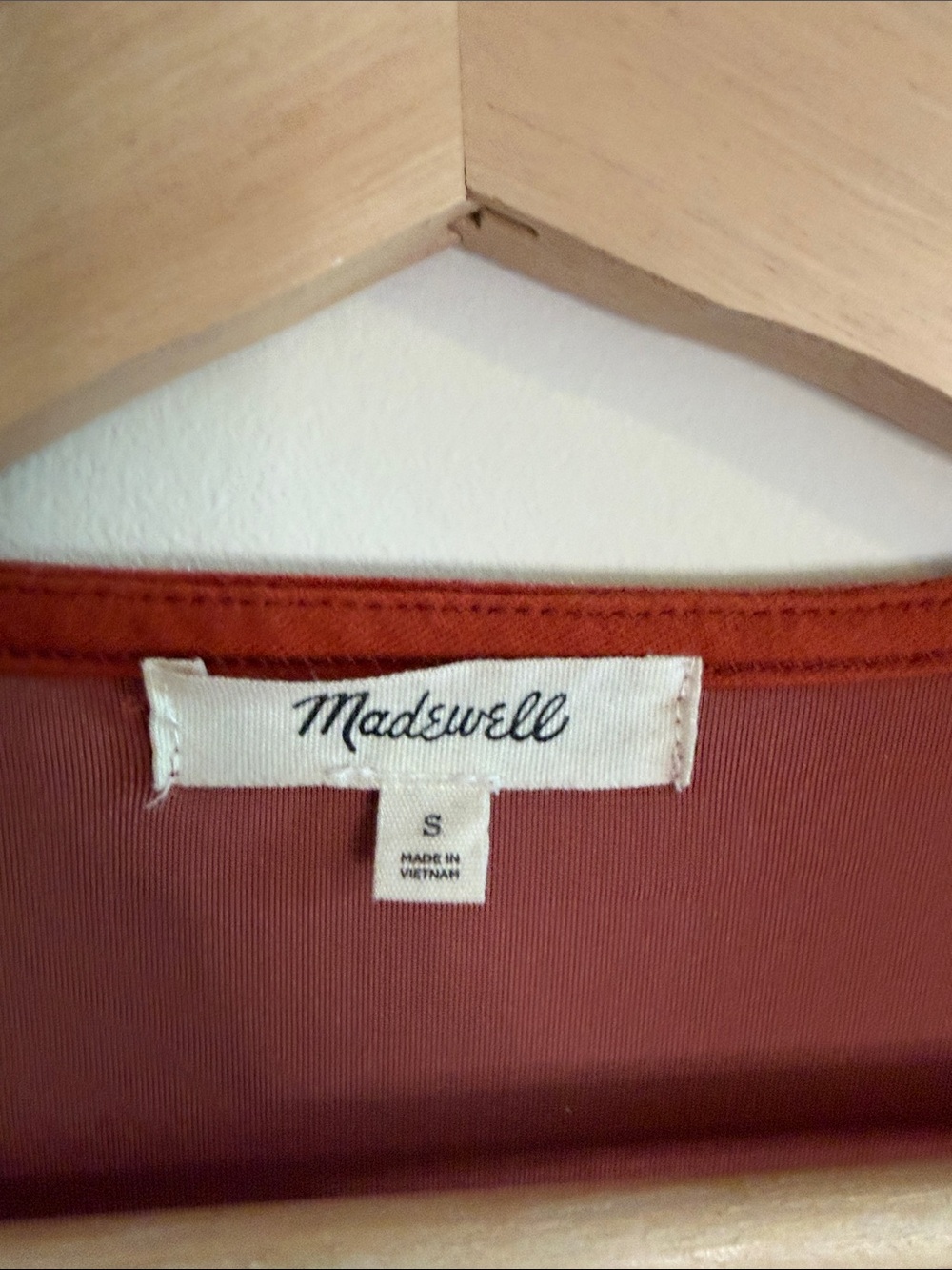 Madewell Velvet Wrap Bodysuit in Deep Red - Picture 2 of 7